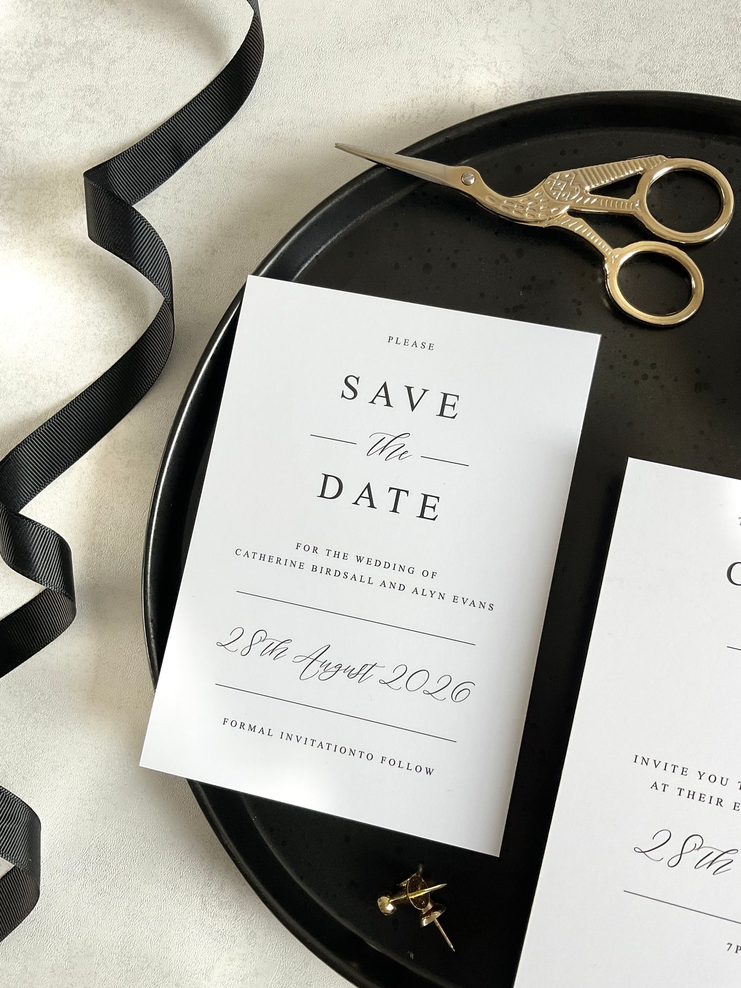 Catherine Save the Date card