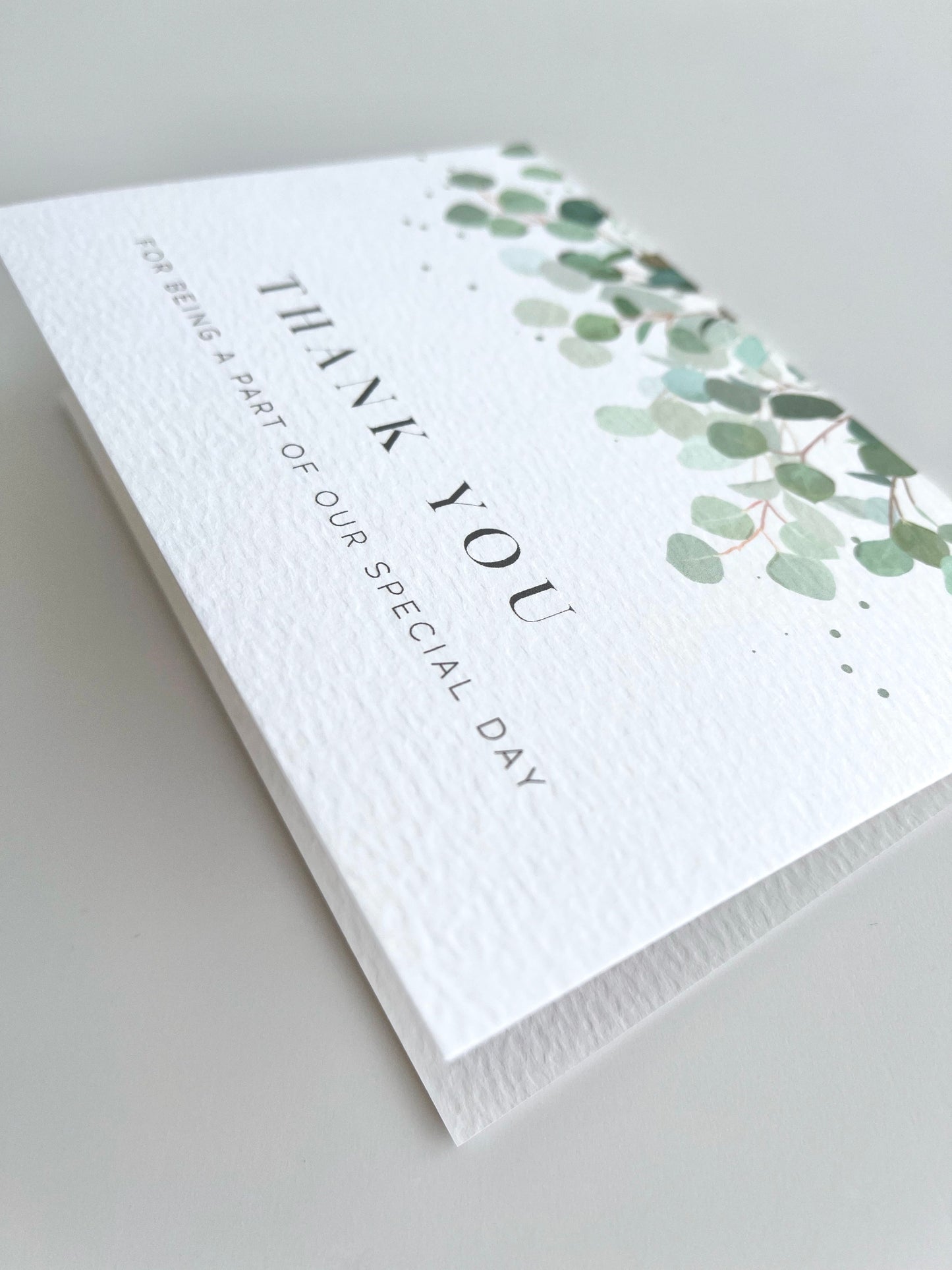 Eucalyptus Wedding Thank You Card